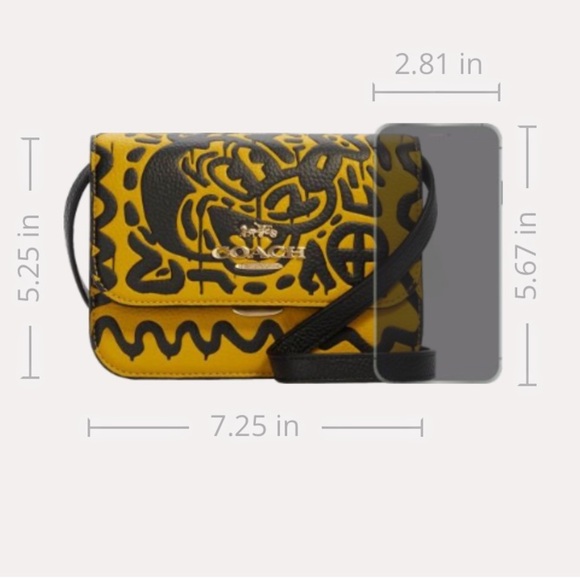 Coach Disney+Keith Haring Brynn Crossbody Ltd Ed Collectors new NWT - Picture 7 of 9
